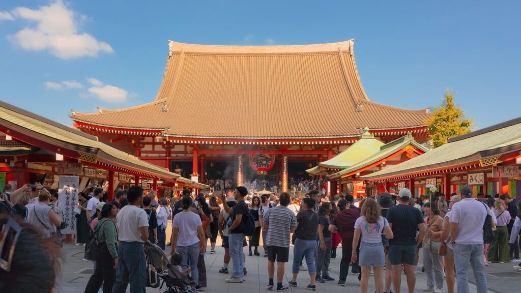 asakusa temple, tokyo, asakusa, senso-ji, japanese, temple, religion, architecture, culture, crowd, traditional, religious festival, tourism, to travel, japan